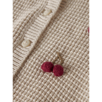 NAME IT Strik Cardigan Osie Peyote Melange